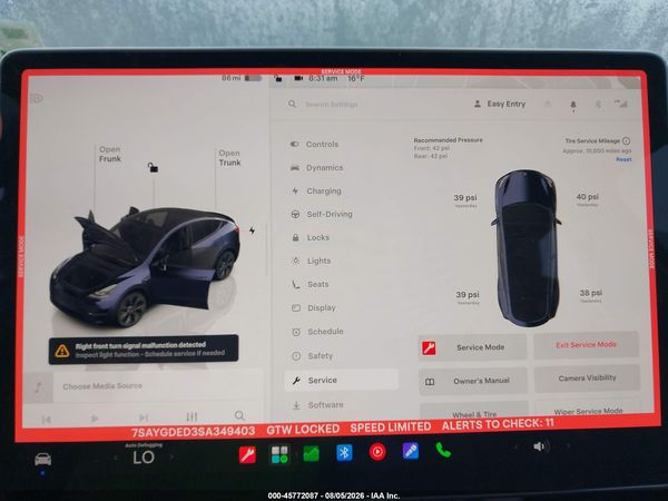 2025 TESLA MODEL Y