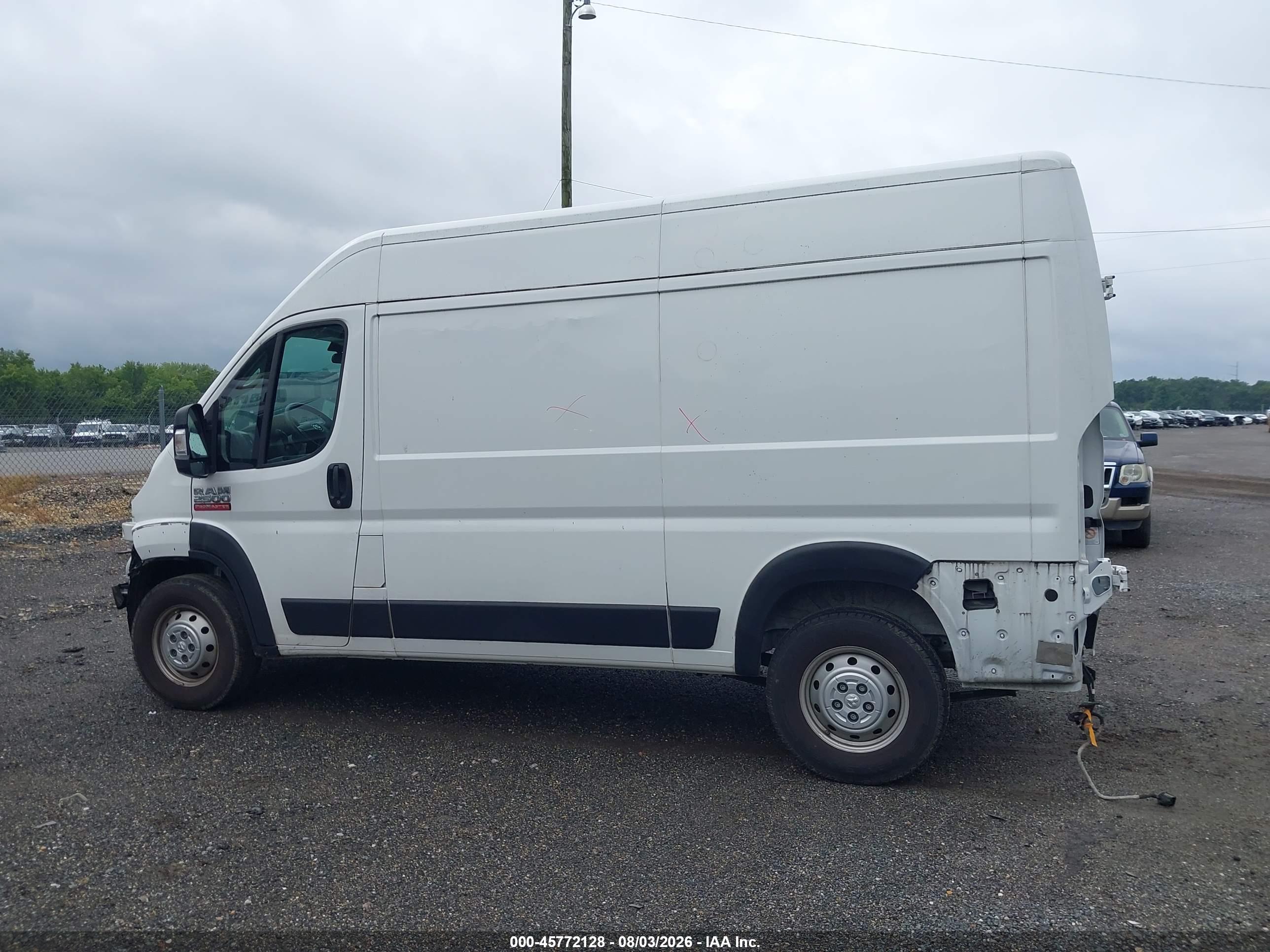 2021 RAM PROMASTER 2500 HIGH ROOF 136 WB