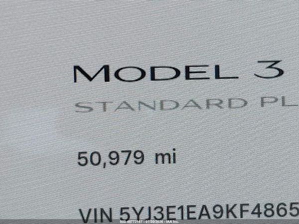 2019 TESLA MODEL 3