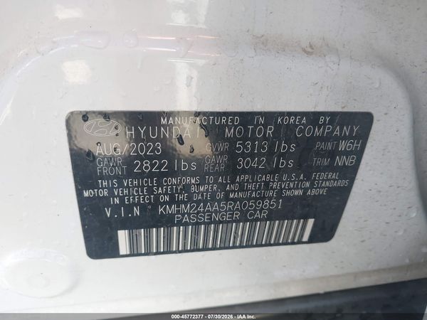 2024 HYUNDAI IONIQ 6 SE