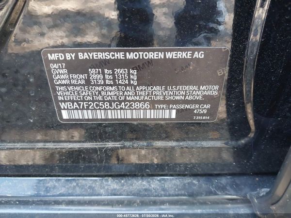2018 BMW ALPINA B7 XDRIVE