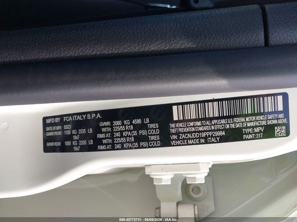 2023 JEEP RENEGADE LIMITED 4X4