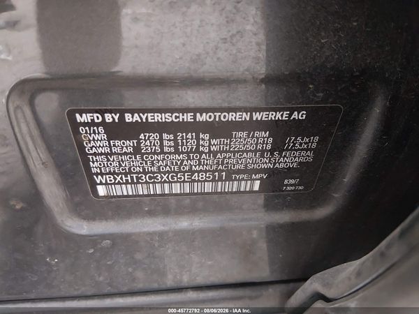 2016 BMW X1 XDRIVE28I