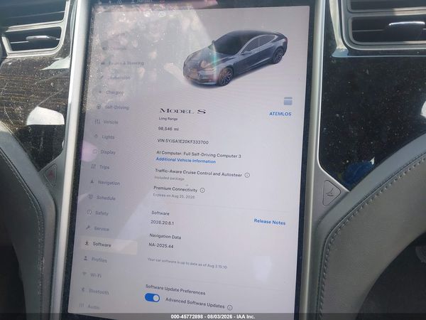 2019 TESLA MODEL S