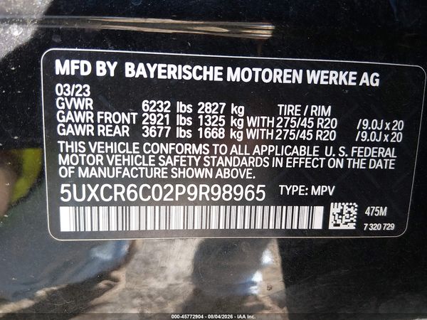 2023 BMW X5 XDRIVE40I