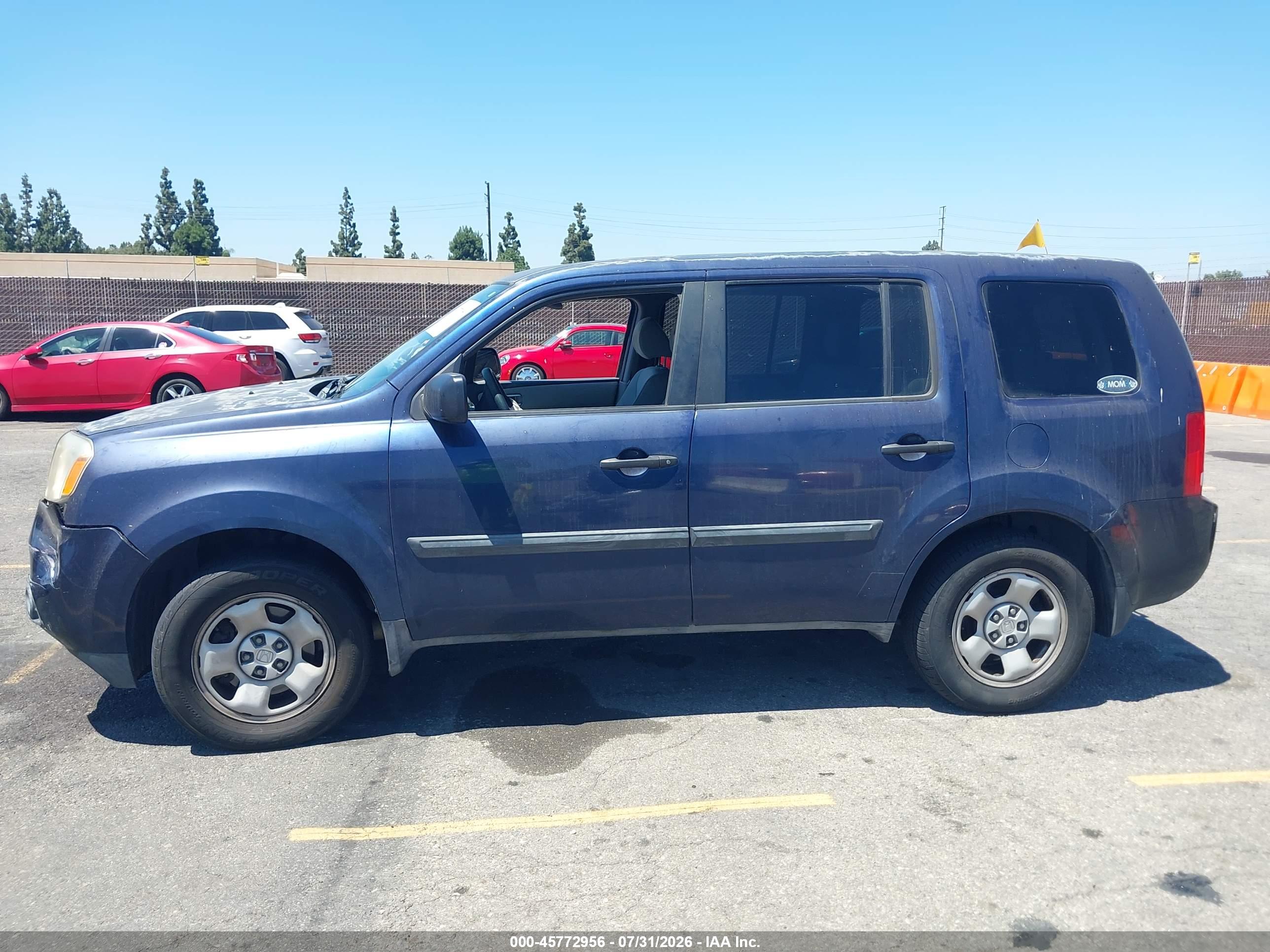 2013 HONDA PILOT LX