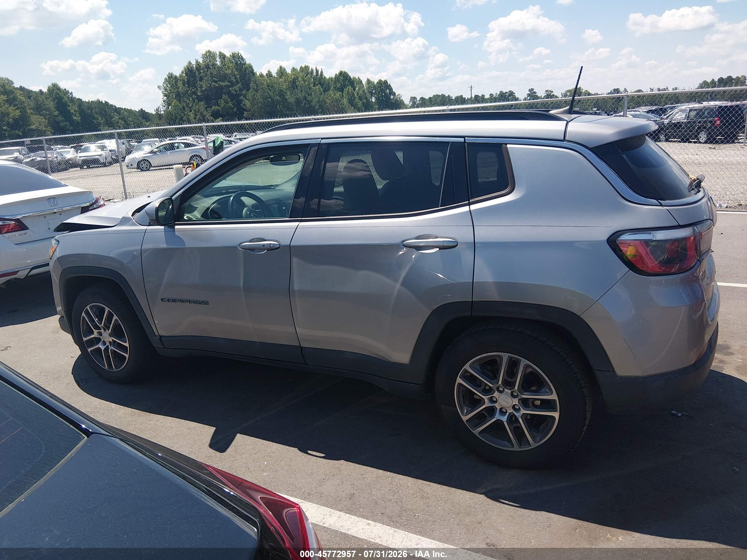 2019 JEEP COMPASS SUN AND WHEEL FWD