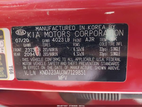2021 KIA SOUL S