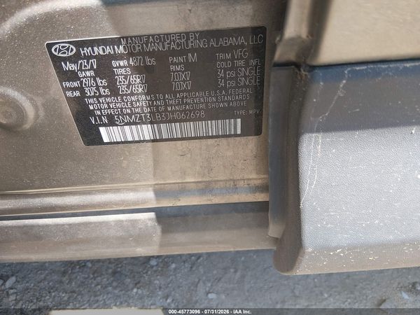 2018 HYUNDAI SANTA FE SPORT 2.4L