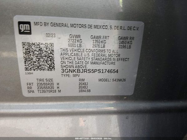 2023 CHEVROLET BLAZER AWD 3LT — I9