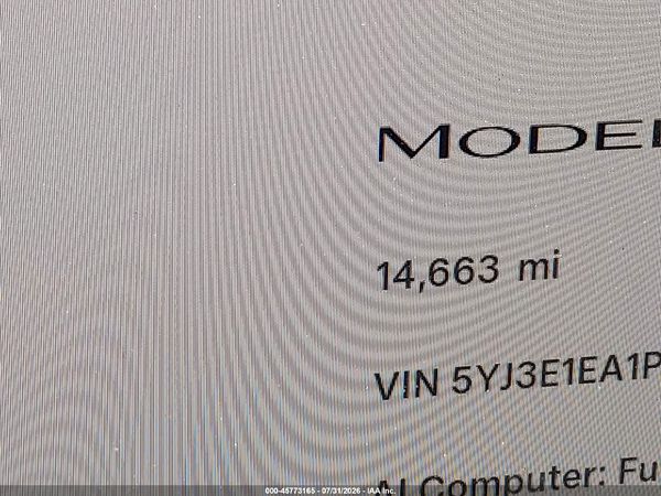 2023 TESLA MODEL 3 REAR-WHEEL DRIVE