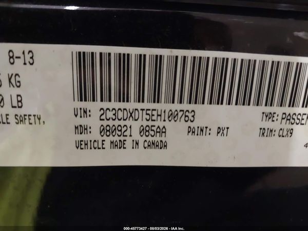 2014 DODGE CHARGER R/T MAX