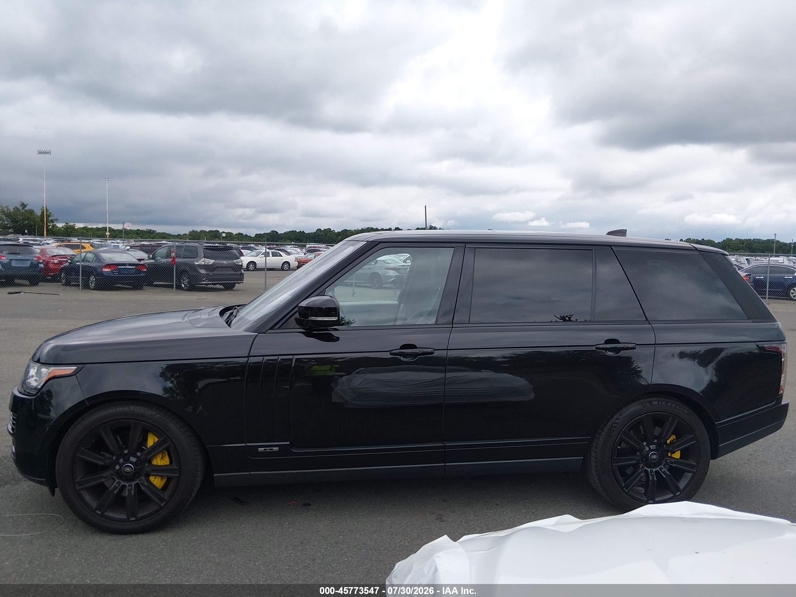 2017 LAND ROVER RANGE ROVER 5.0L V8 SUPERCHARGED