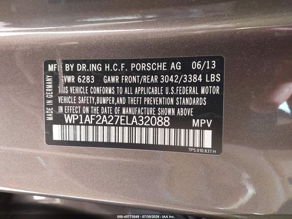 2014 PORSCHE CAYENNE