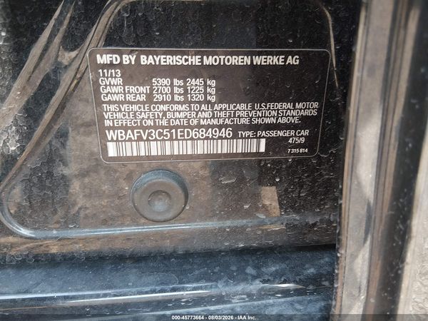 2014 BMW 535D XDRIVE