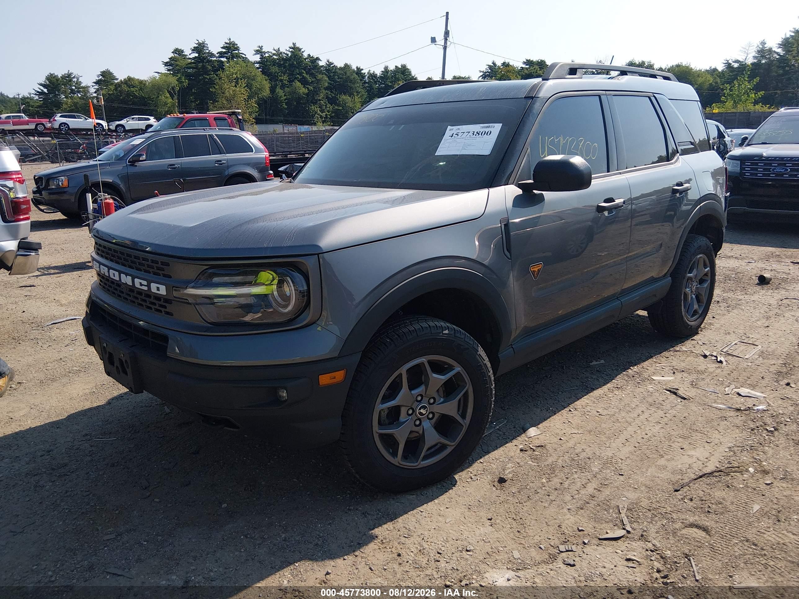 2023 FORD BRONCO SPORT BADLANDS — I2