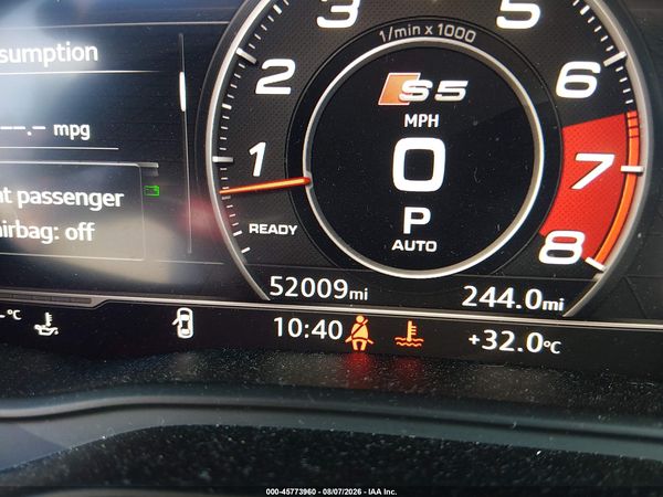 2019 AUDI S5 3.0T PREMIUM PLUS