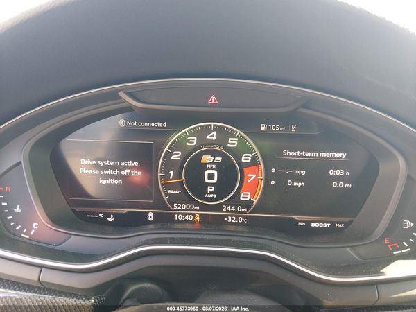 2019 AUDI S5 3.0T PREMIUM PLUS