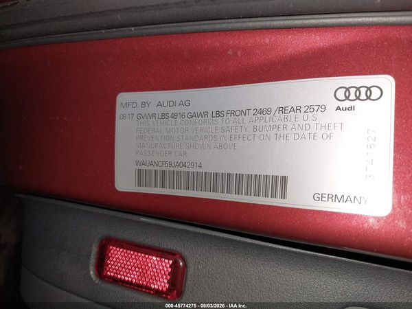 2018 AUDI A5 2.0T PREMIUM