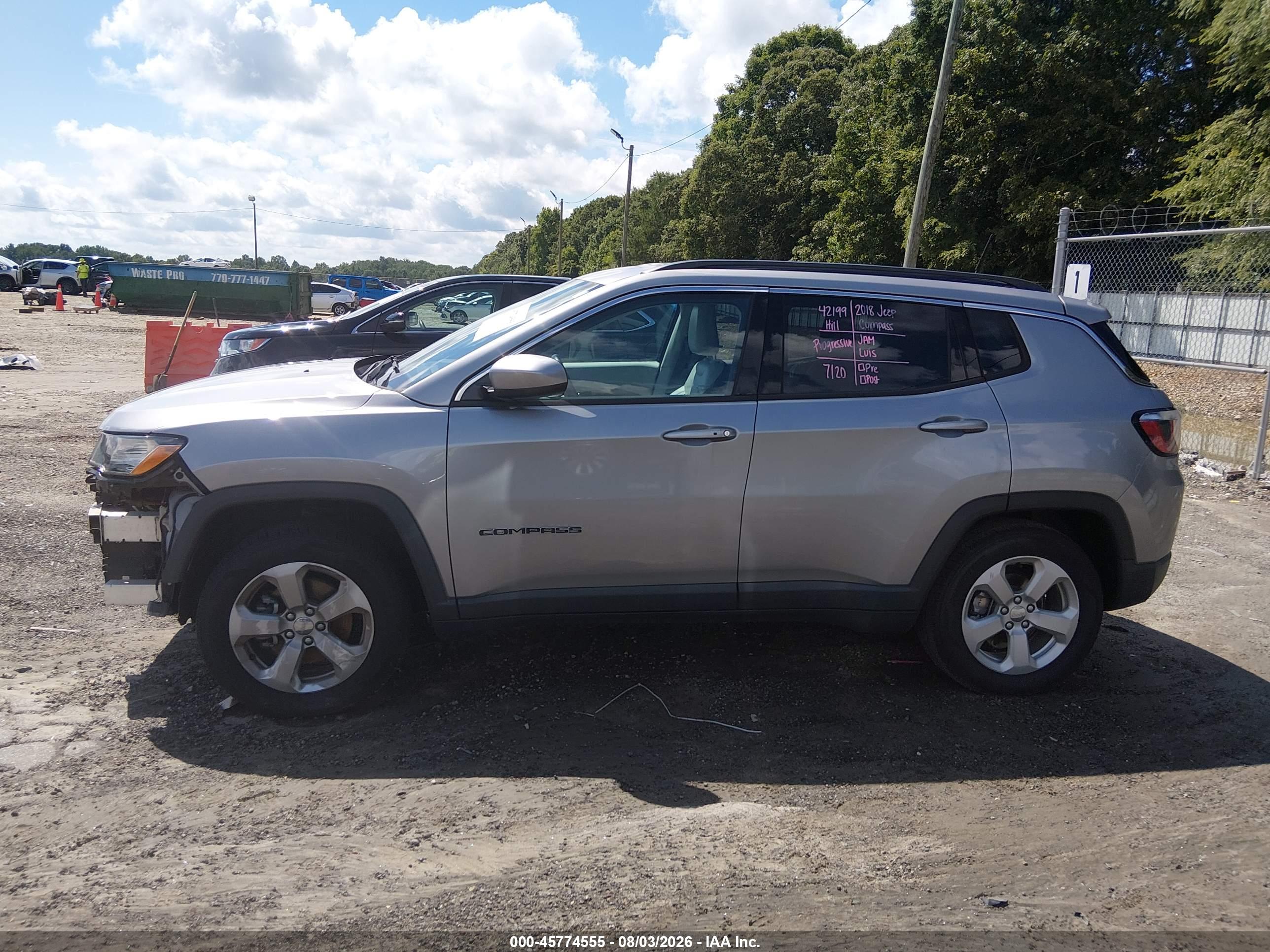 2018 JEEP COMPASS LATITUDE 4X4