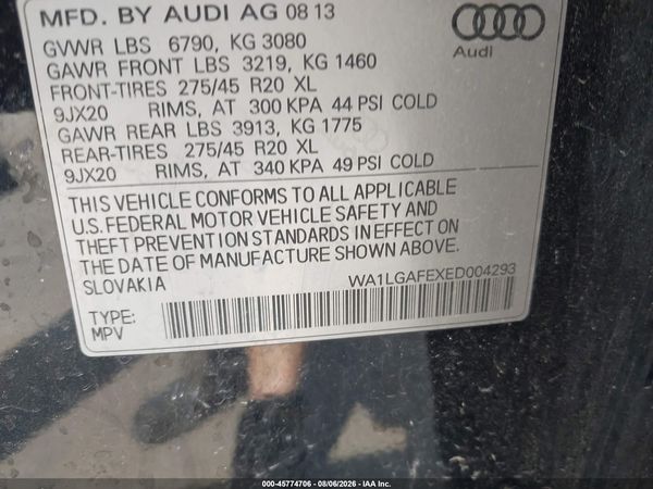 2014 AUDI Q7 3.0T PREMIUM