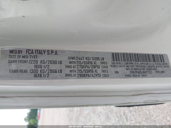 2018 RAM PROMASTER CITY TRADESMAN