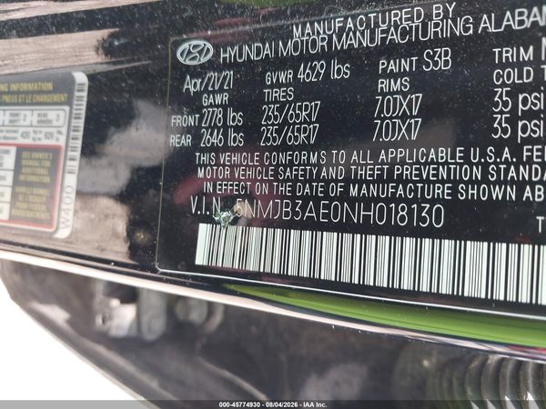 2022 HYUNDAI TUCSON SEL