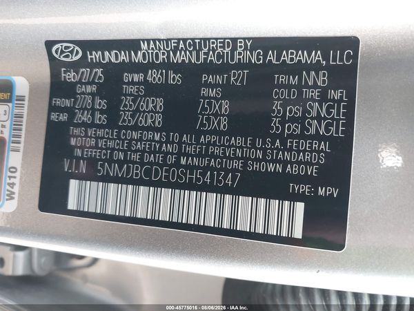2025 HYUNDAI TUCSON SEL