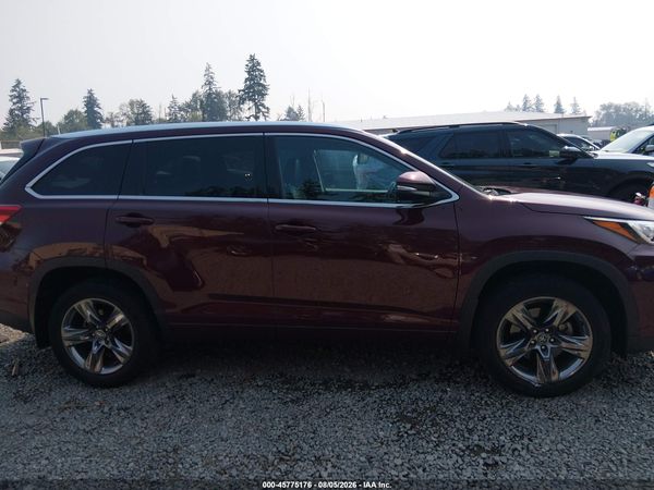 2018 TOYOTA HIGHLANDER LIMITED PLATINUM