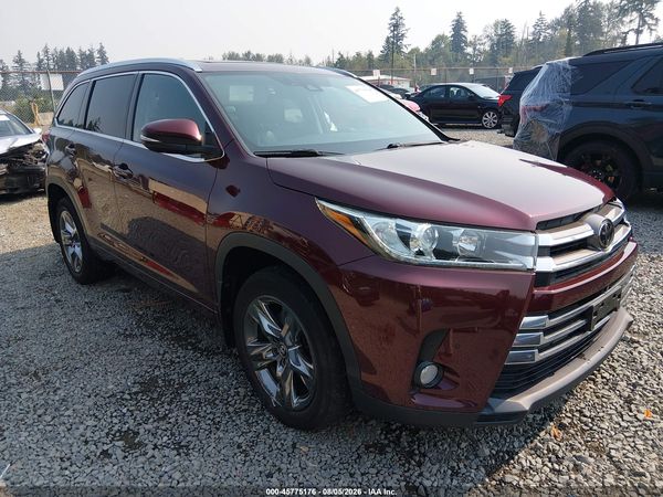 2018 TOYOTA HIGHLANDER LIMITED PLATINUM