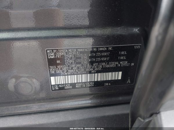 2025 TOYOTA RAV4 XLE