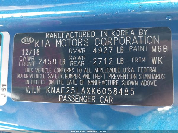 2019 KIA STINGER PREMIUM