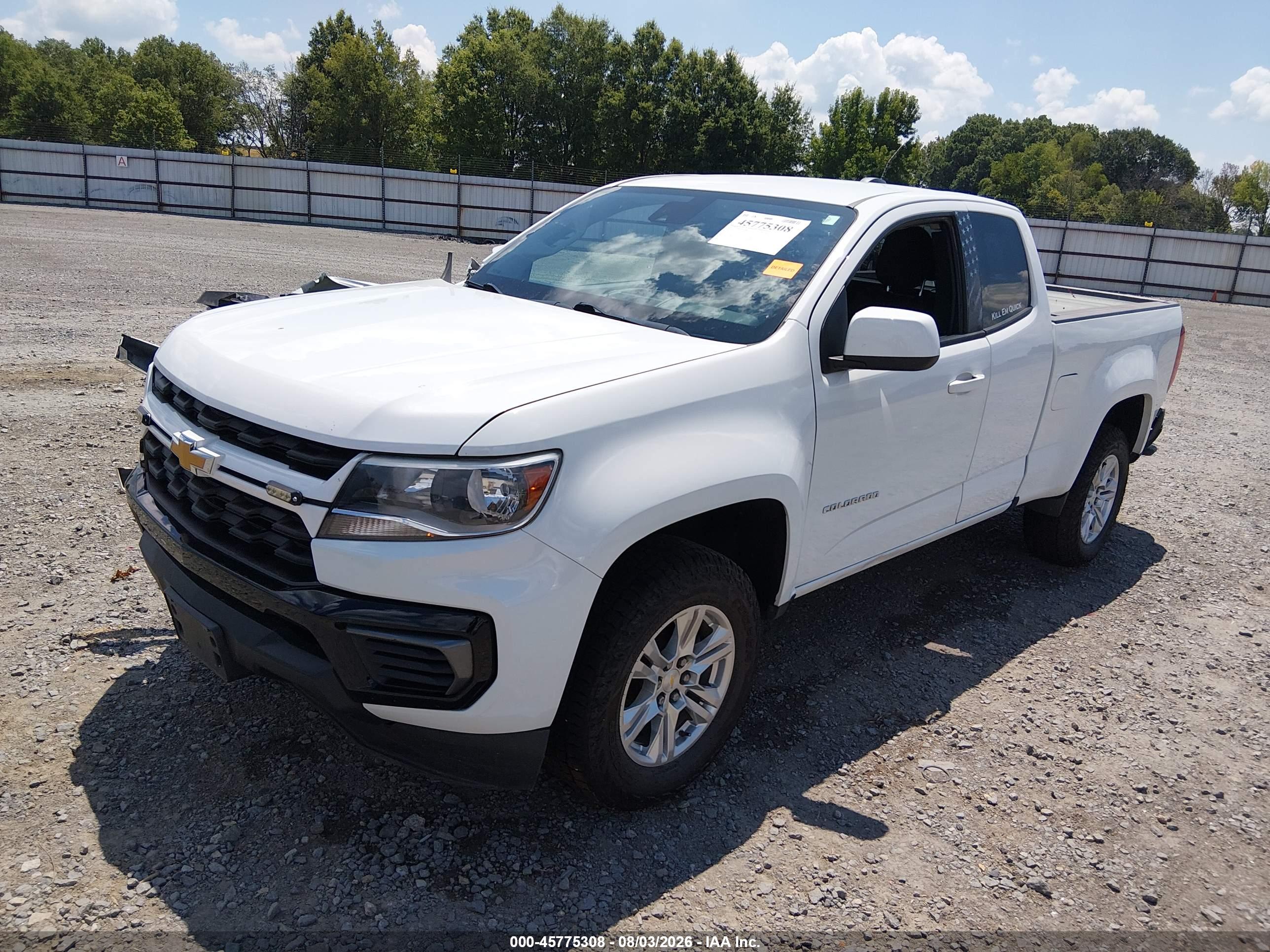 2021 CHEVROLET COLORADO 2WD  LONG BOX LT — I2