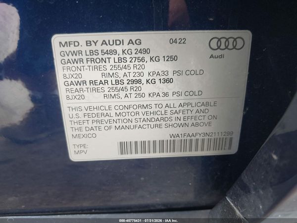 2022 AUDI Q5