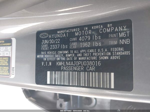 2023 HYUNDAI ELANTRA HYBRID LIMITED