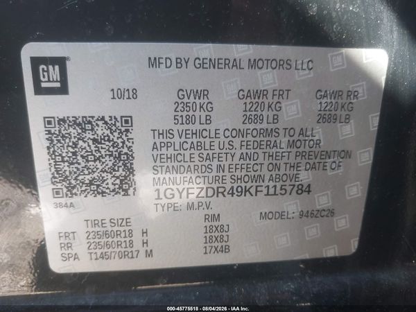 2019 CADILLAC XT4 PREMIUM LUXURY