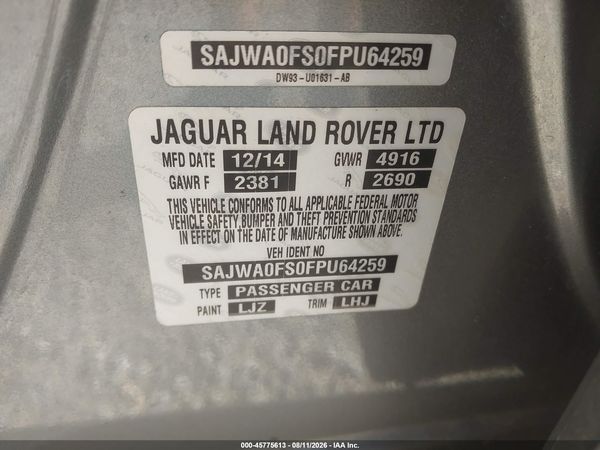 2015 JAGUAR XF 2.0T PREMIUM