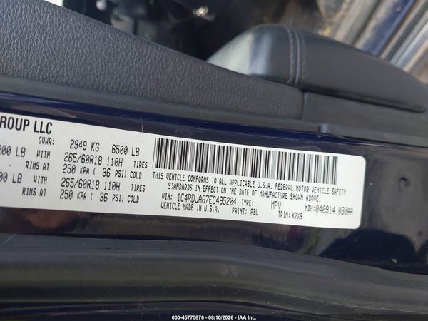 2014 DODGE DURANGO SXT