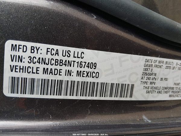 2022 JEEP COMPASS ALTITUDE FWD
