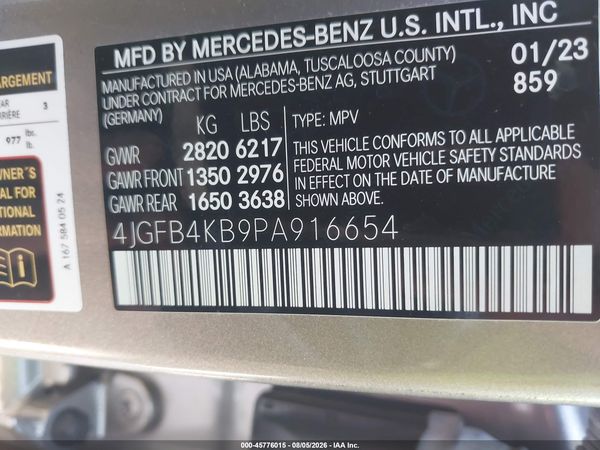 2023 MERCEDES-BENZ GLE 350 4MATIC