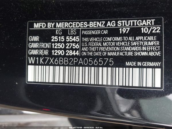 2023 MERCEDES-BENZ AMG GT 53 4-DOOR COUPE AMG GT53