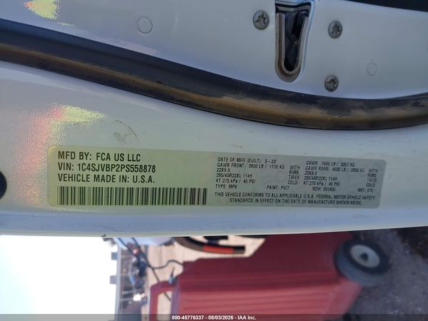 2023 JEEP WAGONEER SERIES II CARBIDE 4X4