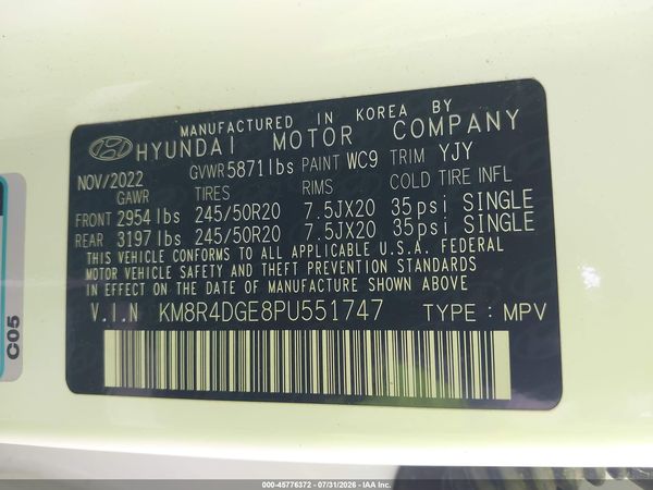 2023 HYUNDAI PALISADE SEL