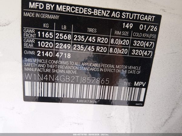 2026 MERCEDES-BENZ GLA 250 4MATIC