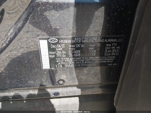 2023 HYUNDAI SANTA FE SE