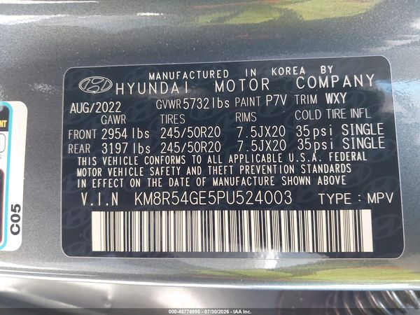 2023 HYUNDAI PALISADE LIMITED