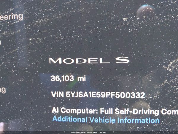 2023 TESLA MODEL S