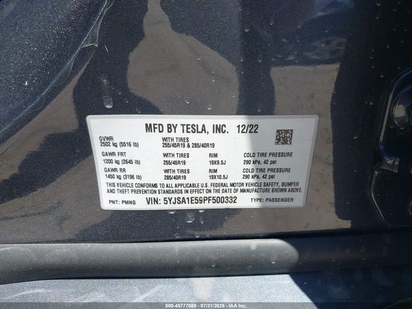 2023 TESLA MODEL S