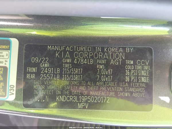 2023 KIA NIRO EV WIND