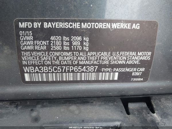 2015 BMW 328I XDRIVE